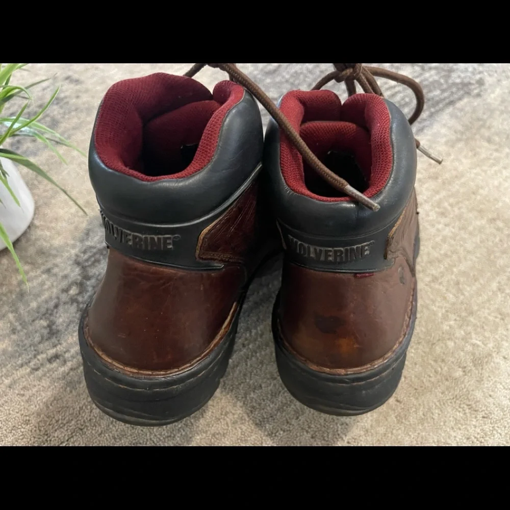 Wolverine Men’s Heavy Duty Strong Brown Boots - Picture 7 of 12